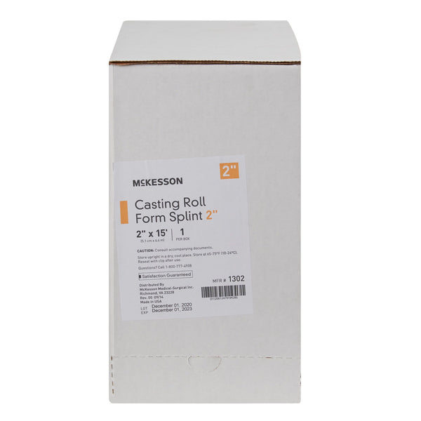 McKesson Padded Splint Roll 2 Inch X 15 Foot Fiberglass White (862506_BX) 1/BX