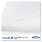 WypAll® Critical Clean Wipers for Bleach, Disinfectants, Sanitizers WetTask Customizable Wet Wiping System, 90/Roll, 6 Rolls/Carton (KCC06471) 6 Rolls