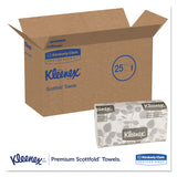 Kleenex® Premiere Folded Towels, 1-Ply, 9.4 x 12,4, White, 120/Pack, 25 Packs/Carton (KCC13254) Case of 3000