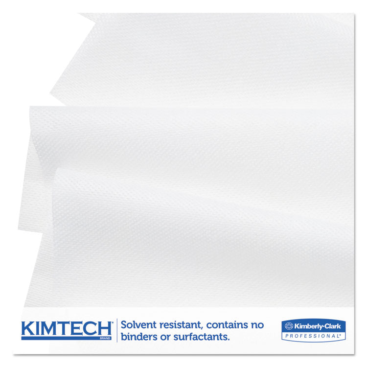 Kimtech™ SCOTTPURE Wipers, 1/4 Fold, 12 x 15, White, 100/Box, 4/Carton (KCC06121)