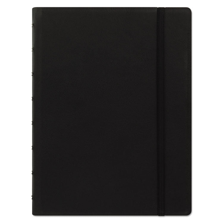 Filofax® Notebook, 1-Subject, Medium/College Rule, Black Cover, (112) 8.25 x 5.81 Sheets (REDB115007U) Each
