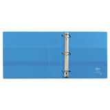 Avery® Heavy-Duty Non Stick View Binder with DuraHinge and Slant Rings, 3 Rings, 2" Capacity, 11 x 8.5, Light Blue, (5501) (AVE05501) Each