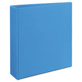 Avery® Heavy-Duty Non Stick View Binder with DuraHinge and Slant Rings, 3 Rings, 2" Capacity, 11 x 8.5, Light Blue, (5501) (AVE05501) Each