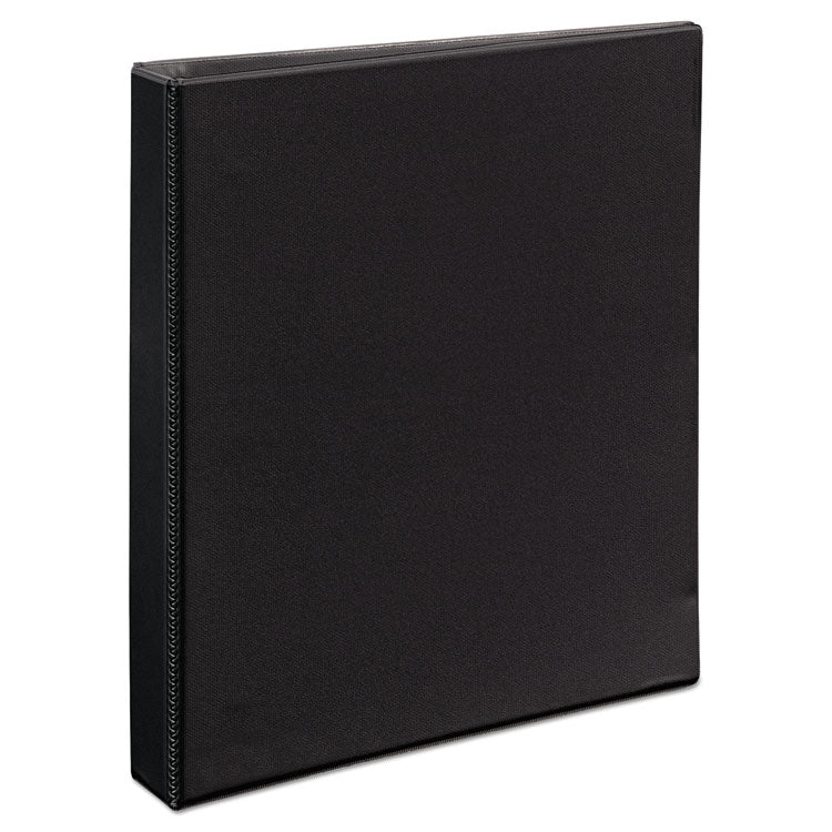 Avery® Durable View Binder with DuraHinge and EZD Rings, 3 Rings, 1" Capacity, 11 x 8.5, Black, (9300) (AVE09300)