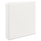 Avery® Durable View Binder with DuraHinge and EZD Rings, 3 Rings, 1.5" Capacity, 11 x 8.5, White, (9401) (AVE09401)