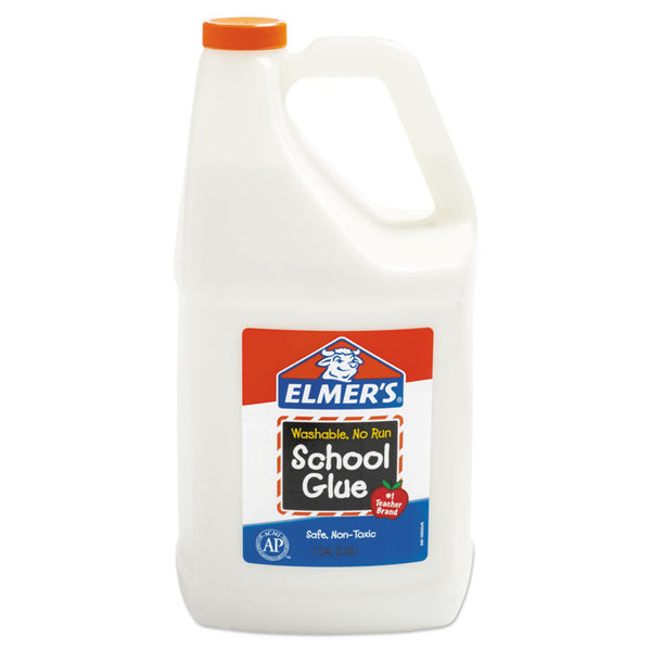Elmer's® Washable School Glue, 1 gal, Dries Clear (EPIE340)