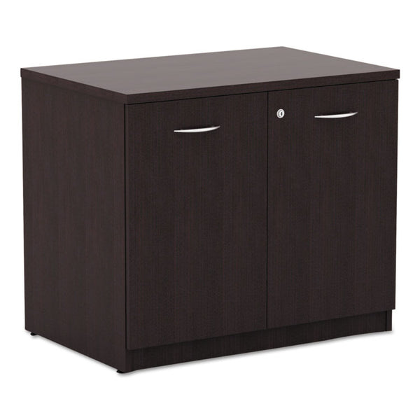 Alera® Alera Valencia Series Storage Cabinet, 34.13w x 22.78d x 29.5h, Espresso (ALEVA613622ES)