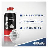 Gillette® Foamy Shave Cream, Original Scent, 2 oz Aerosol Spray Can, 48/Carton (PGC14501) Case of 48