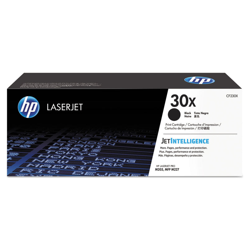 HP HP 30X, (CF230X) High-Yield Black Original LaserJet Toner Cartridge (HEWCF230X) Each