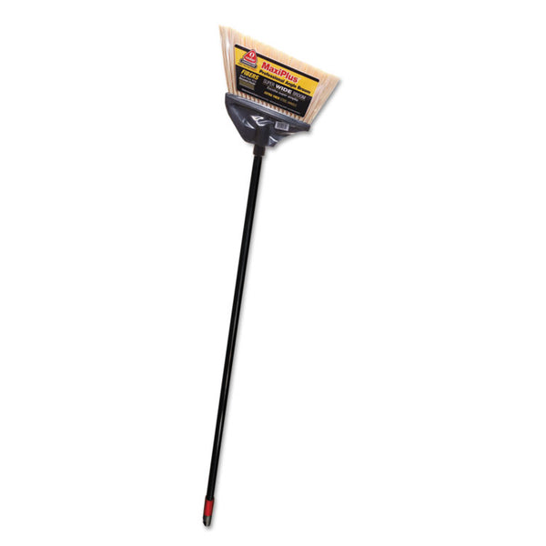 O-Cedar® Commercial MaxiPlus Professional Angle Broom, 51" Handle, Black, 4/Carton (DVO91351CT) Carton of 4