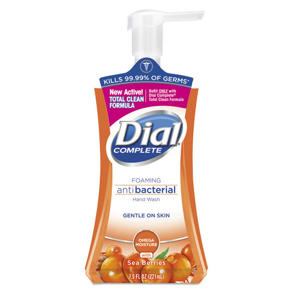 Dial® Antibacterial Foaming Hand Wash, Sea Berries, 7.5 oz Pump Bottle (DIA12014EA)
