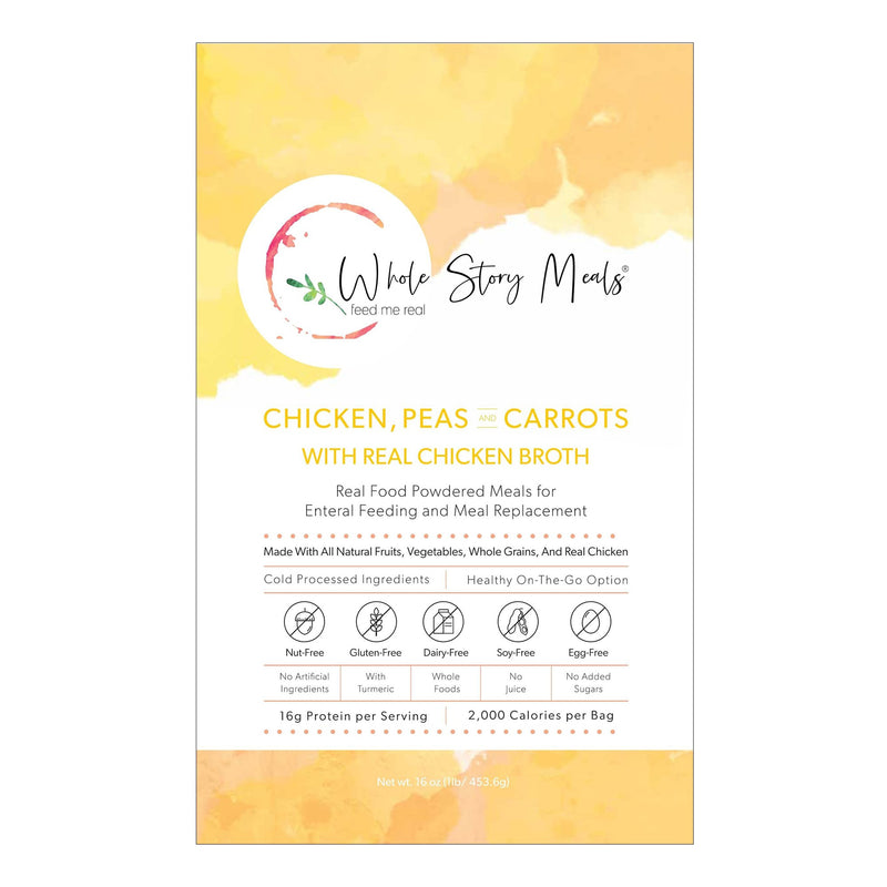 Whole Story Meals Oral Supplement Chicken / Peas / Carrot Flavor 16 oz. Pouch Powder (1223929_CS) 30/CS
