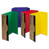 Pacon® Spotlight Corrugated Presentation Display Boards, 48 x 36, Blue, Green, Red, Yellow, 4/Carton (PAC37654) Carton of 4