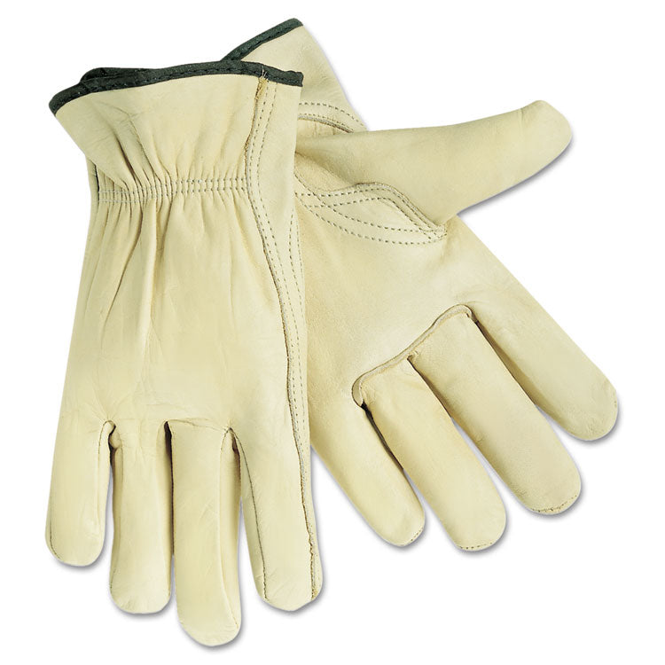 MCR™ Safety Full Leather Cow Grain Gloves, X-Large, 1 Pair (CRW3211XL) Case of 12