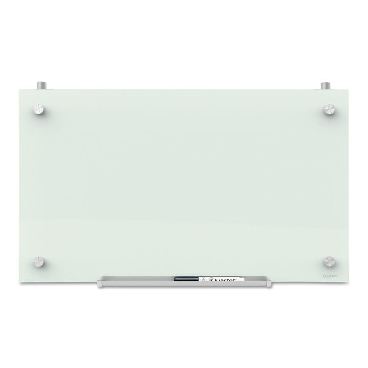 Quartet® Infinity Magnetic Glass Dry Erase Cubicle Board, 30 x 18, White Surface (QRTPDEC1830) Each