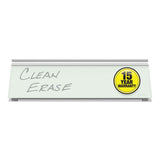 Quartet® Glass Dry Erase Desktop Computer Pad, 18 x 6, White Surface (QRTGDP186) Each