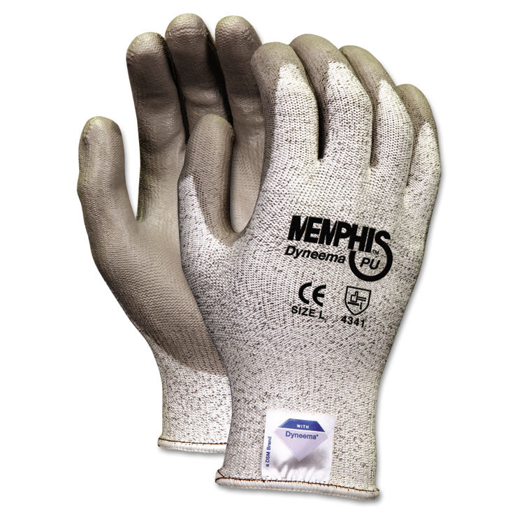 MCR™ Safety Memphis Dyneema Polyurethane Gloves, X-Large, White/Gray, Pair (CRW9672XL) 1 Pair