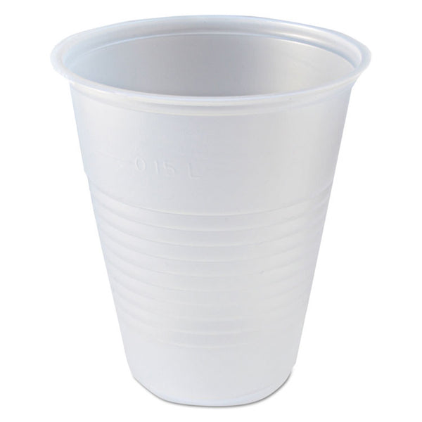 Fabri-Kal® RK Ribbed Cold Drink Cups, 7 oz, Clear, 100 Bag, 25 Bags/Carton (FABRK7)