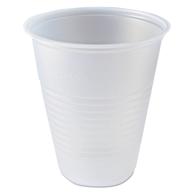 Fabri-Kal® RK Ribbed Cold Drink Cups, 7 oz, Clear, 100 Bag, 25 Bags/Carton (FABRK7) Case of 2500