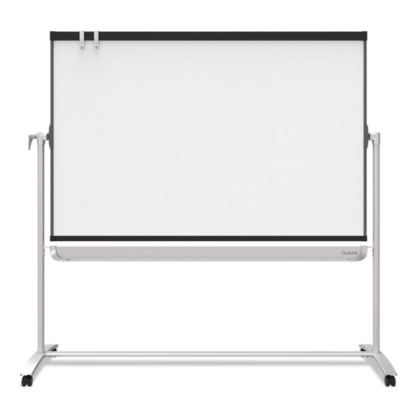 Quartet® Prestige 2 Mobile Presentation Easel, 6 ft x 4 ft, Silver/Graphite (QRTECM64P2)