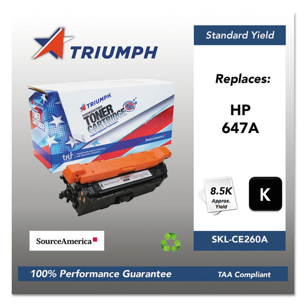 Triumph™ 751000NSH1113 Remanufactured CE260A (647A) Toner, 8,500 Page-Yield, Black (SKLCE260A)