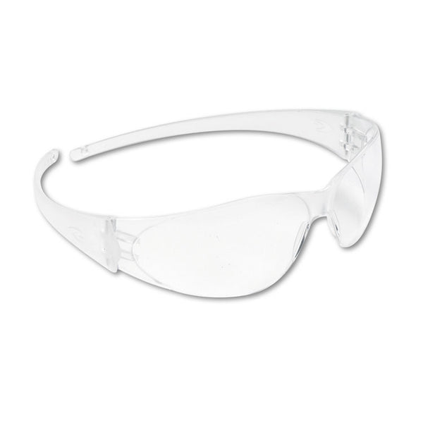 MCR™ Safety Checkmate Wraparound Safety Glasses, CLR Polycarbonate Frame, Coated Clear Lens (CRWCK110) Each