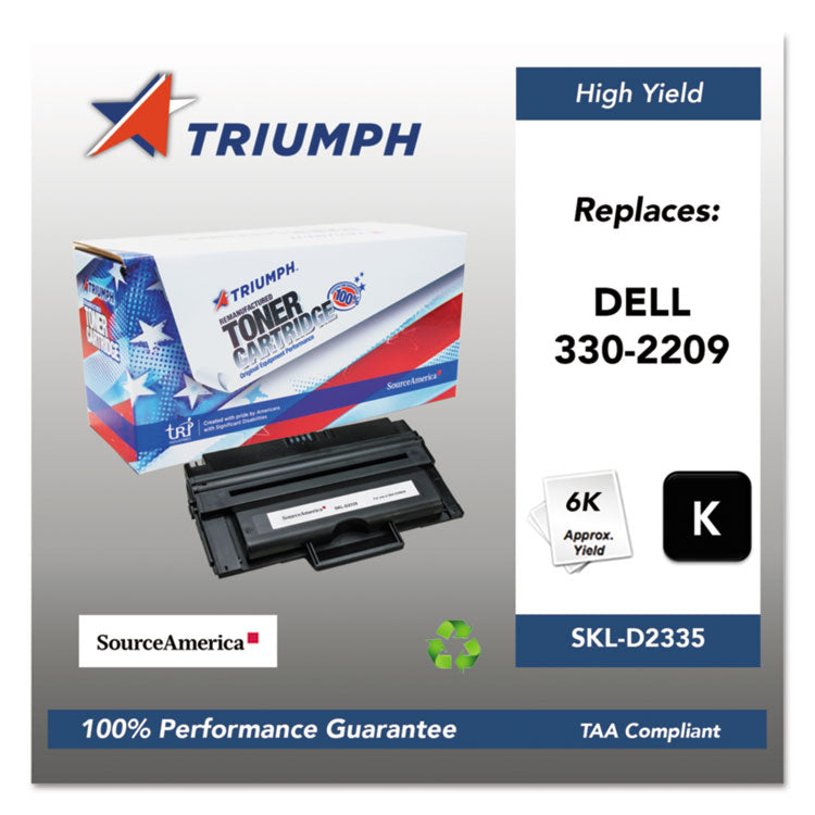 Triumph™ 751000NSH1086 Remanufactured 330-2209 High-Yield Toner, 6,000 Page-Yield, Black (SKLD2335)