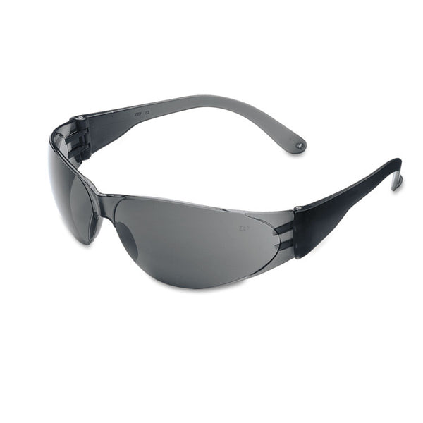 MCR™ Safety Checklite Scratch-Resistant Safety Glasses, Gray Lens, 12/Box (CRWCL112BX) Box of 12