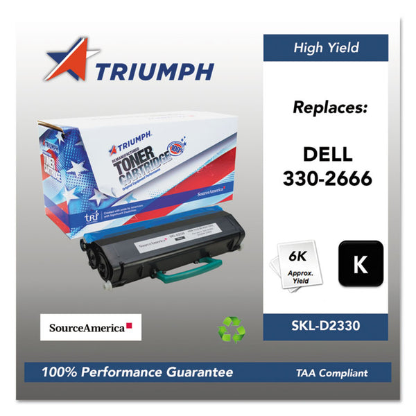 Triumph™ 751000NSH1085 Remanufactured 330-2666 High-Yield Toner, 6,000 Page-Yield, Black (SKLD2330)