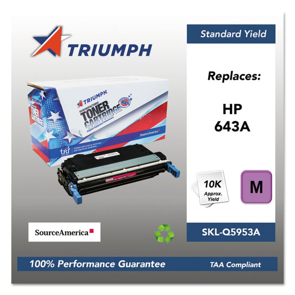 Triumph™ 751000NSH0286 Remanufactured Q5953A (643A) Toner, 10,000 Page-Yield, Magenta (SKLQ5953A)