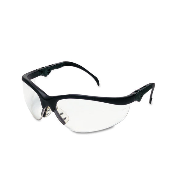 MCR™ Safety Klondike Plus Safety Glasses, Black Frame, Clear Lens (CRWKD310) Each