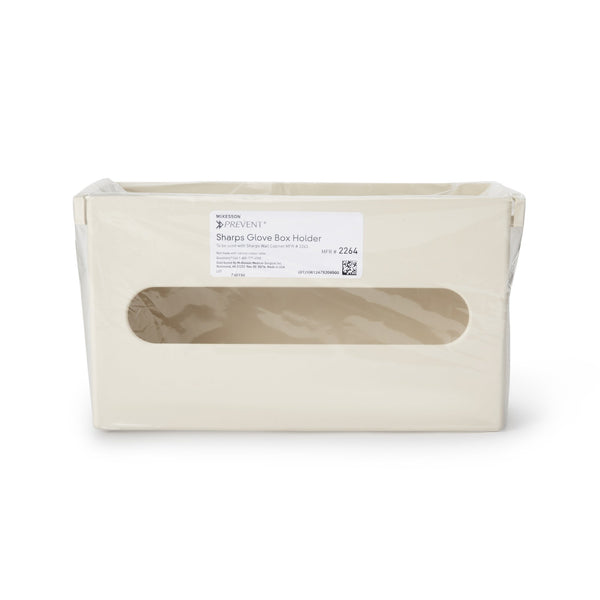 McKesson Prevent® Glove Box Holder Vertical Mounted 1-Box Capacity Putty 3-7/8 X 6-1/2 X 11 Inch Plastic (855129_EA) 1/EA