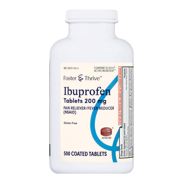 Foster & Thrive™ Pain Relief 200 mg Strength Ibuprofen Tablet 500 per Bottle (1238922_BT) 1/BT