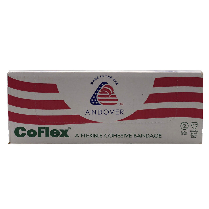 CoFlex® Cohesive Bandage 3 Inch X 5 Yard Self-Adherent Closure Tan NonSterile 14 lbs. Tensile Strength (328494_EA) 1/EA