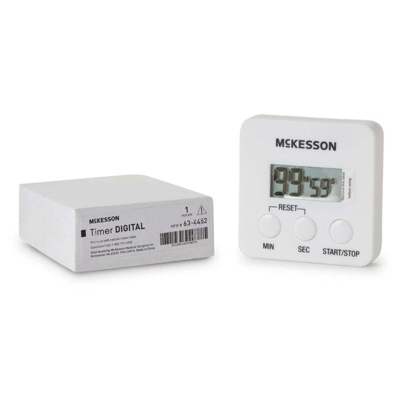 McKesson Electronic Alarm Timer Count Down 100 Minutes Digital Display (563626_EA) 1/EA