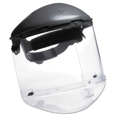 Honeywell Dual Crown Faceshield Systems, 4 in Crown, 3C Ratchet, Clear/Noryl (280-FM400DCCL) Each