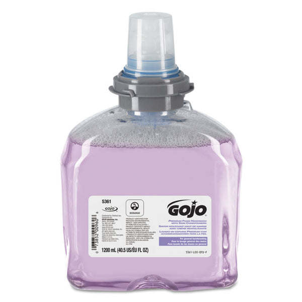 GOJO® TFX Luxury Foam Hand Wash, Fresh Scent, 1,200 mL Refill, 2/Carton (GOJ536102)