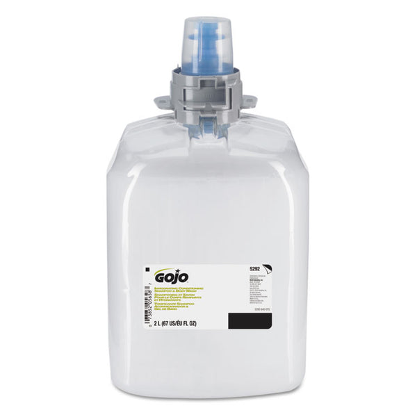 GOJO® Invigorating 3-in-1 Shampoo and Body Wash, Botanical, 2,000 mL Refill, 2/Carton (GOJ529202)