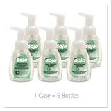 GOJO® Green Certified Foam Soap, Fragrance-Free, 7.5 oz Pump Bottle, 6/Carton (GOJ571506CT)