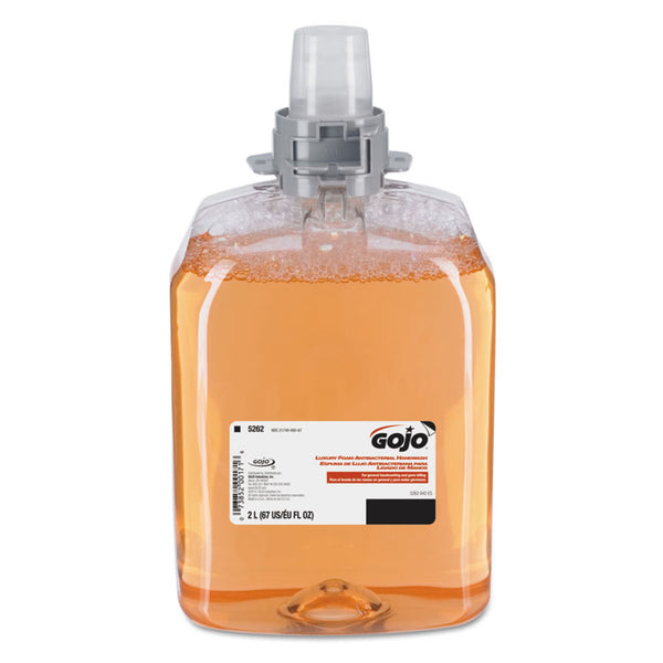 GOJO® FMX 20 Luxury Foam Antibacterial Handwash, Fresh Fruit, 2,000 mL, 2/Carton (GOJ526202)