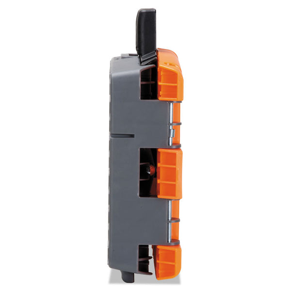 Cosco® Folding Step Stool, 1-Step, 300 lb Capacity, 8.5" Working Height, Orange/Gray (CSC11903BGO1E)