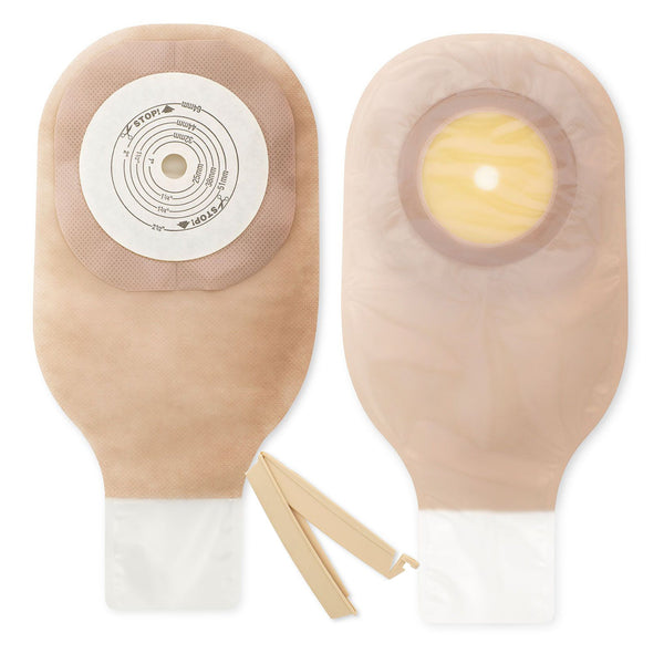 Premier™ Ostomy Pouch One-Piece System 12 Inch Length Flat, Trim to Fit Up to 2-1/2 Inch Stoma Drainable (726398_BX) 10/BX