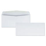 Quality Park™ Business Envelope, #10, Commercial Flap, Side Seam, Gummed Closure, 24 lb Bond Weight Paper, 4.13 x 9.5, White, 500/Box (QUA90020) Box of 500