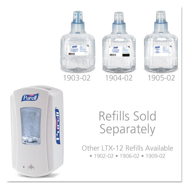 PURELL® LTX-12 Touch-Free Dispenser, 1,200 mL, 5.75 x 4 x 10.5, White (GOJ192004) Each