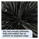 Stout® by Envision™ Total Recycled Content Plastic Trash Bags, 56 gal, 1.5 mil, 43" x 49", Brown/Black, 100/Carton (STOT4349B15) Case of 100