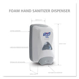 PURELL® FMX-12 Foam Hand Sanitizer Dispenser, 1,200 mL Refill, 6.6 x 5.13 x 11, White (GOJ512006)