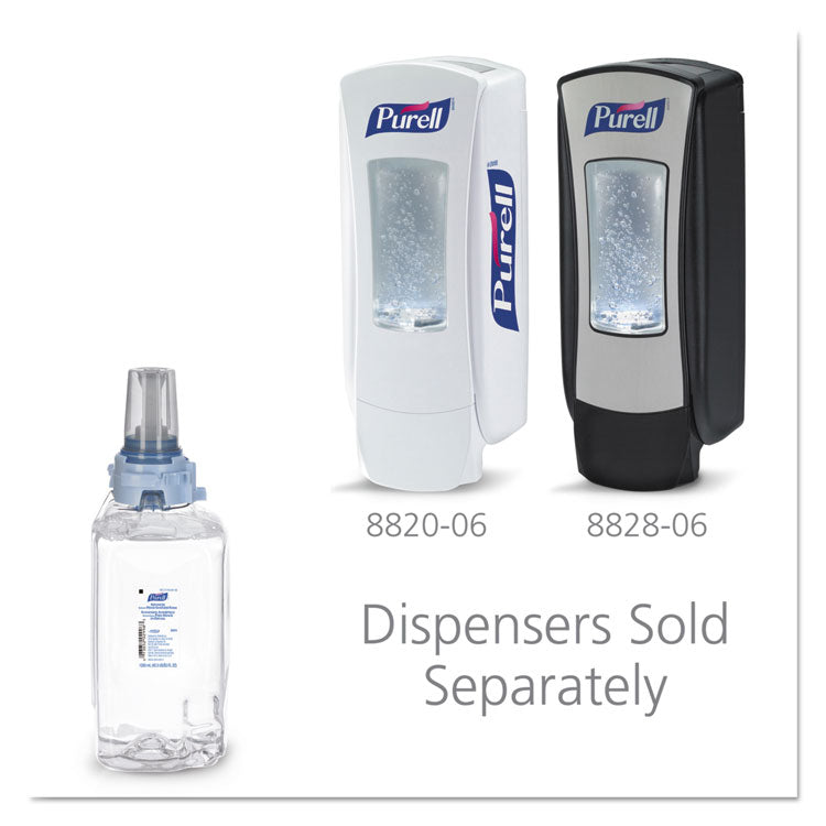 PURELL® Advanced Hand Sanitizer Foam, For ADX-12 Dispensers, 1,200 mL Refill, Fragrance-Free, 3/Carton (GOJ880503)