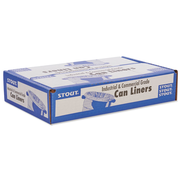 Stout® by Envision™ Total Recycled Content Plastic Trash Bags, 33 gal, 1.3 mil, 33" x 40", Brown/Black, 100/Carton (STOT3340B13) Case of 100