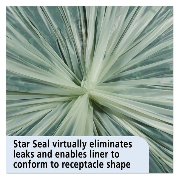 Stout® by Envision™ EcoSafe-6400 Bags, 32 gal, 0.85 mil, 33" x 48", Green, 50/Box (STOE3348E85) Box of 50