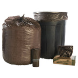 Stout® by Envision™ Controlled Life-Cycle Plastic Trash Bags, 39 gal, 1.1 mil, 33" x 44", Brown, 40/Box (STOG3344B11) Box of 40